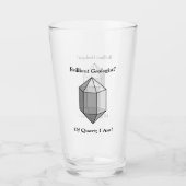 Een briljante geologe Kwartz Pun Glas (Voorkant)