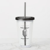 Een briljante geoloog's kwarts woordspeling acryl drinkbeker (Voorkant)