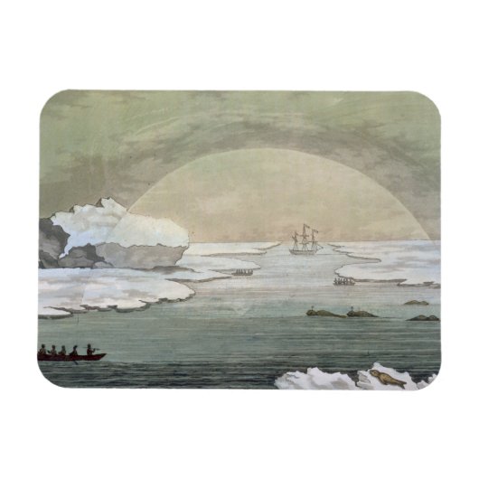 Een Britse ijsboot wordt bevrijd door de VS Magneet (Horizontaal)