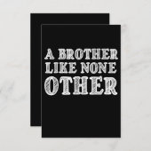 Een broer als geen andere grappige Valentijnse cad RSVP Kaartje (Voorkant / Achterkant)