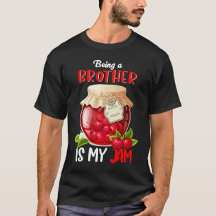 Een broer zijn is mijn jam Schattig Familie Broer T-shirt