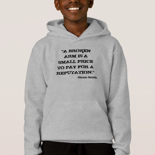 "EEN BROKEN ARM IS EEN KLEINE PRIJS OM VOOR EEN RE (Voorkant)