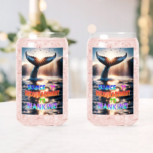 Een bron van aanmoediging voor de mensheid blikvorm glas (Insitu (Huwelijk))