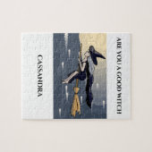 Een broompuzzel. Aangepaste naam. Legpuzzel (Horizontaal)