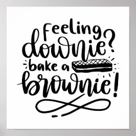 Een Brownie voor Baker cadeau Poster