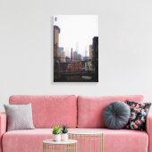 Een brug in Shanghai Canvas Afdruk (Insitu (Woonkamer))