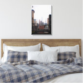 Een brug in Shanghai Canvas Afdruk (Insitu (Slaapkamer))