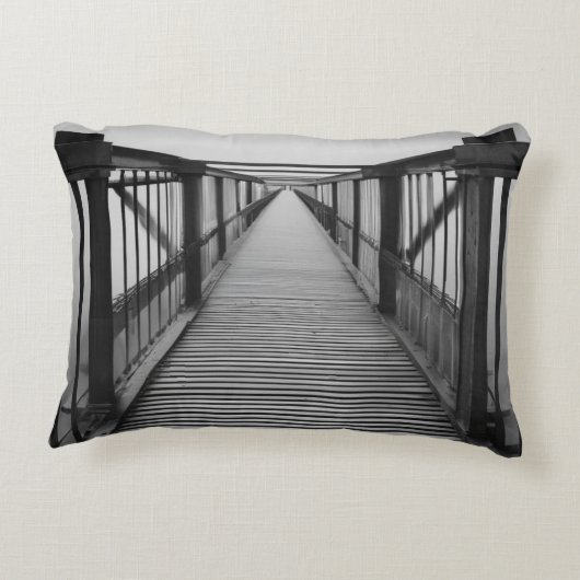 Een brug naar nergens accent kussen (Achterkant)