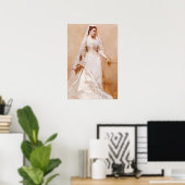 Een bruid, beroemd schilderij poster (Thuiskantoor)