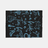 Een bruid bij een klein beetje vrijgezellenfeest-d fleece deken (Voorkant (Horizontaal))