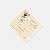 Een Bruid In Een Hart Martini Bruidsfeest Met Een Servet (Hoek)