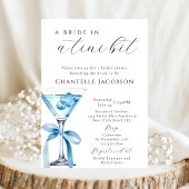 Een bruid in een klein beetje blauw Martini Vrijge Kaart