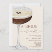Een bruid in een klein beetje Martini Vrijgezellen Kaart (Voorkant)