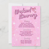 Een bruid in een Tini Beetje Bachelorette-weekendp Kaart (Achterkant)