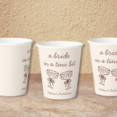 Een Bruid In Een Tini Beetje Espresso Martini Bach Papieren Bekers