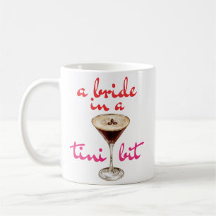 Een bruid in een Tini Bit Coffee Style Koffiemok