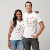 Een bruid in een Tini Bit Coffee Style T-shirt (Unisex)