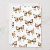 Een bruid in een Tini Bit Martini Vrijgezellenfees Kaart (Achterkant)