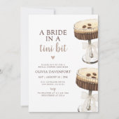 Een bruid in een Tini Bit Martini Vrijgezellenfees Kaart (Voorkant)