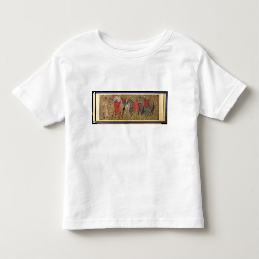 Een bruidegom met paarden kinder shirts (Voorkant)
