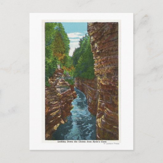 Een bruikbaar chassis uit de Cave van Hyde omlaag Briefkaart (Voorkant)