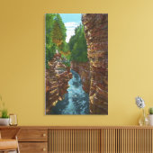 Een bruikbaar chassis uit de Cave van Hyde omlaag  Canvas Afdruk (Insitu (Woonkamer))