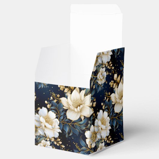 Een bruiloft bloemenserie ontwerp 11 bedankdoosjes (Geopend)