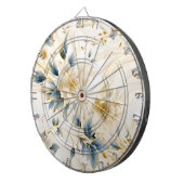 Een bruiloft bloemenserie ontwerp 1 dartbord (Voorkant Rechts)