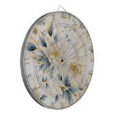 Een bruiloft bloemenserie ontwerp 1 dartbord (Voorkant Links)