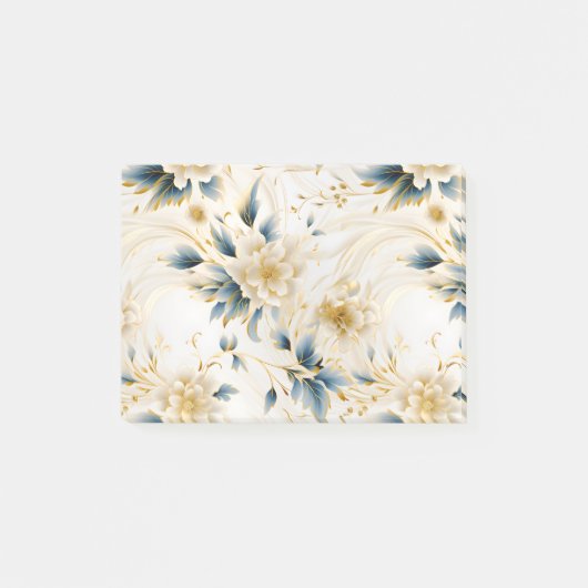 Een bruiloft bloemenserie ontwerp 1 post-it® notes (Voorkant)