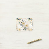 Een bruiloft bloemenserie ontwerp 1 post-it® notes (Op bureau)