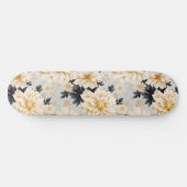 Een bruiloft bloemenserie ontwerp 2 persoonlijk skateboard (Horizontaal)