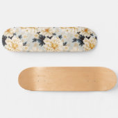 Een bruiloft bloemenserie ontwerp 2 persoonlijk skateboard (Horizontaal)