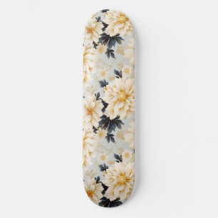 Een bruiloft bloemenserie ontwerp 2 persoonlijk skateboard