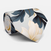 Een bruiloft bloemenserie ontwerp 2 stropdas (Opgerold)