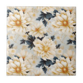 Een bruiloft bloemenserie ontwerp 2 tegeltje (Voorkant)