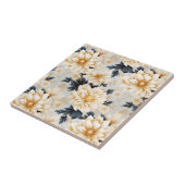 Een bruiloft bloemenserie ontwerp 2 tegeltje (Zijkant)