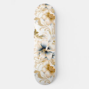 Een bruiloft bloemenserie ontwerp 3 persoonlijk skateboard