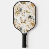 Een bruiloft bloemenserie ontwerp 3 pickleball paddle (Achterkant)