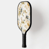 Een bruiloft bloemenserie ontwerp 3 pickleball paddle (Links)