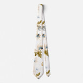 Een bruiloft bloemenserie ontwerp 3 stropdas (Voorkant)