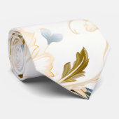 Een bruiloft bloemenserie ontwerp 3 stropdas (Opgerold)