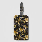 Een bruiloft bloemenserie ontwerp 4 bagagelabel (Voorkant (verticaal))