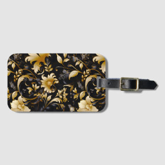 Een bruiloft bloemenserie ontwerp 4 bagagelabel