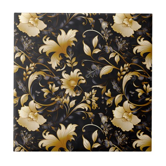 Een bruiloft bloemenserie ontwerp 4 tegeltje (Voorkant)