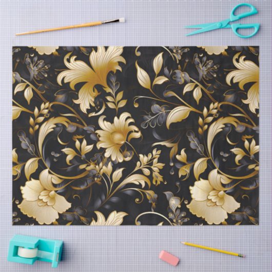 Een bruiloft bloemenserie ontwerp 4 tissuepapier (Craft)