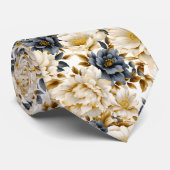 Een bruiloft bloemenserie ontwerp 5 stropdas (Opgerold)