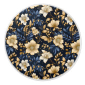 Een bruiloft bloemenserie ontwerp 6 keramische knop (Voorkant)