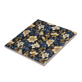 Een bruiloft bloemenserie ontwerp 6 tegeltje (Zijkant)