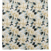 Een bruiloft bloemenserie ontwerp 7 douchegordijn (Voorkant)